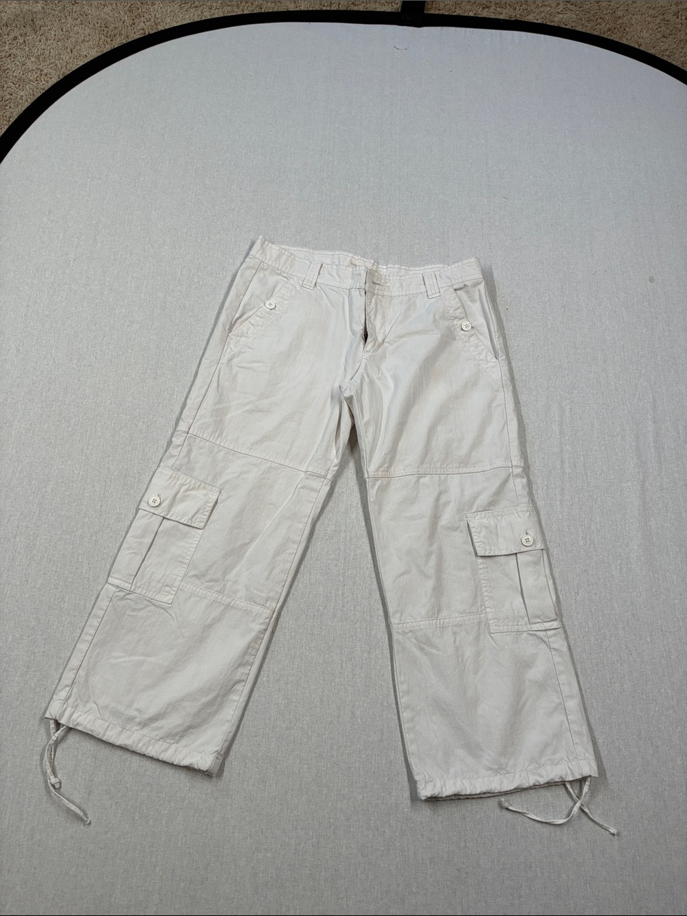 Vintage Tommy Hilfiger Tommy Jeans white capri pants